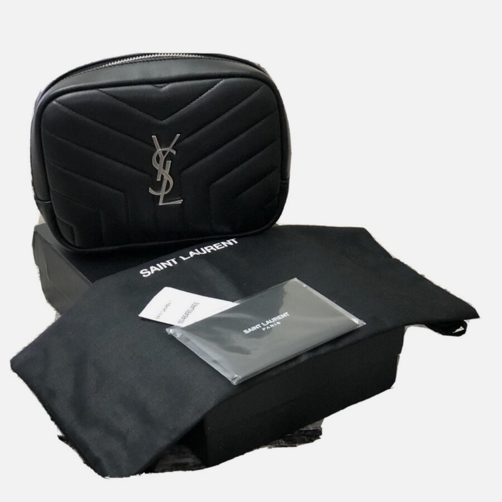 Authentic Yves Saint Laurent Cosmetic Pouch
